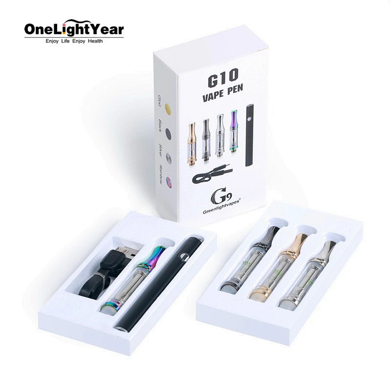 Factory direct price sell vape Cartridge G10 Atomizer 510 magnetic cbd vape cartridge custom packaging