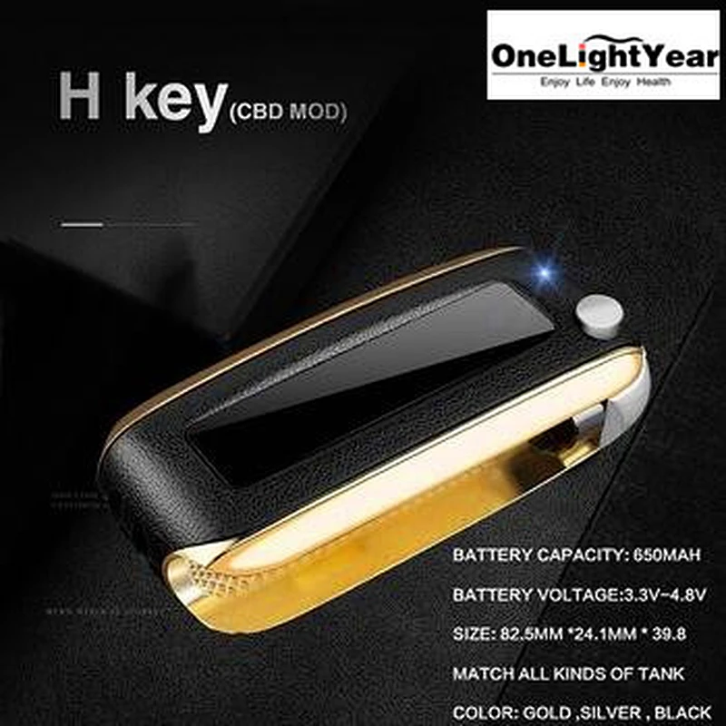 H key 510 cbd battery vape mod battery factory wholesale best price and hight quality
