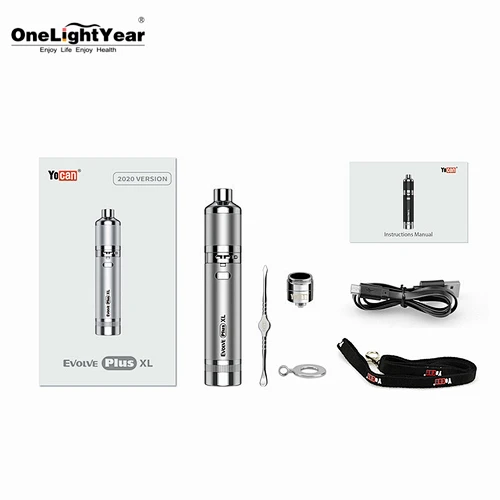 hot-selling and 100% authentic Wax pen Yocan Evolve Plus XL with 1400mah battery from one light year