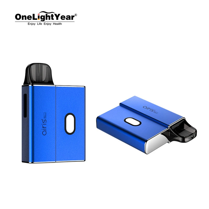Original authentic Nico 2 in 1 Refillable pod system vapor device start kit with 450mAh adjustable voltage CBD battery