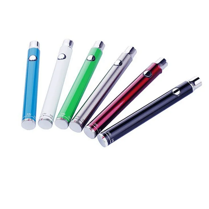 High quality CBD Vertex Twist battery vape pen 510 Thread 350mah Bottom twist adjust voltage