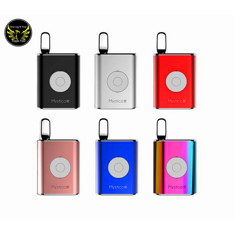 Mystica Variable Voltage Portable Vaporizer mystica R CBD cartridge vape battery cbd box mod kit from one light year company