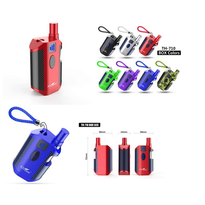 new style TH710/th420 BOX CBD cartridge package metal box vape cartridge packaging Box from onelightyear company JESSE