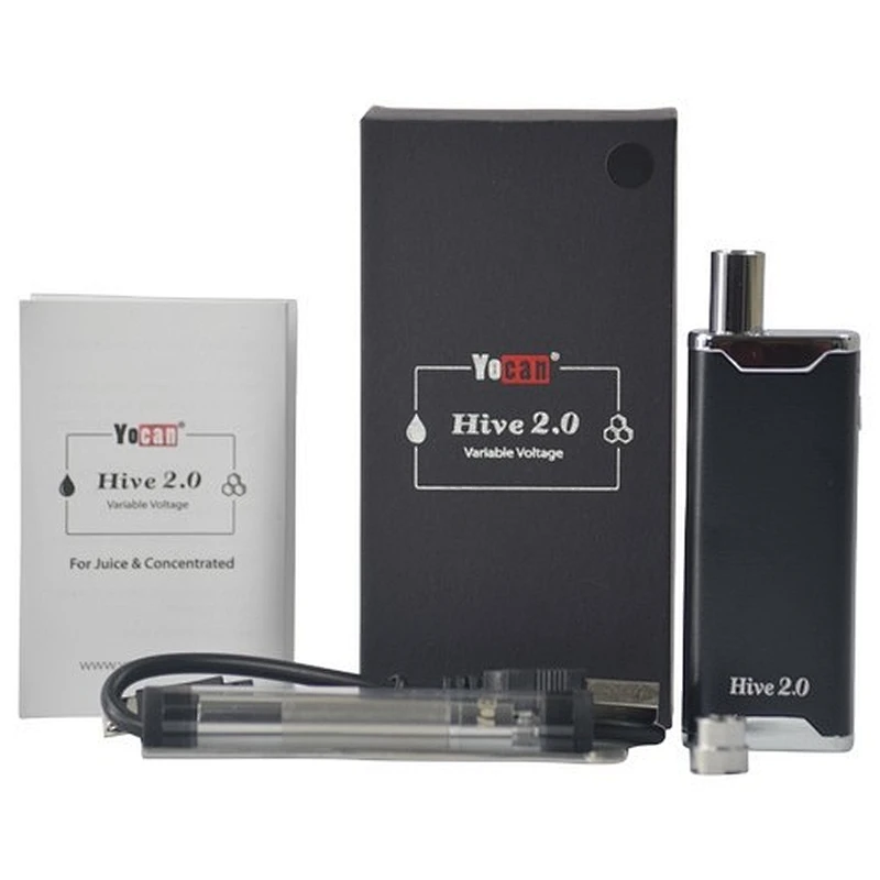 100% Original Yocan Hive 2.0/evole 2.0 wholesale voltage adjustable for cbd and wax 2 in 1 vaporizer kit from onelightyear