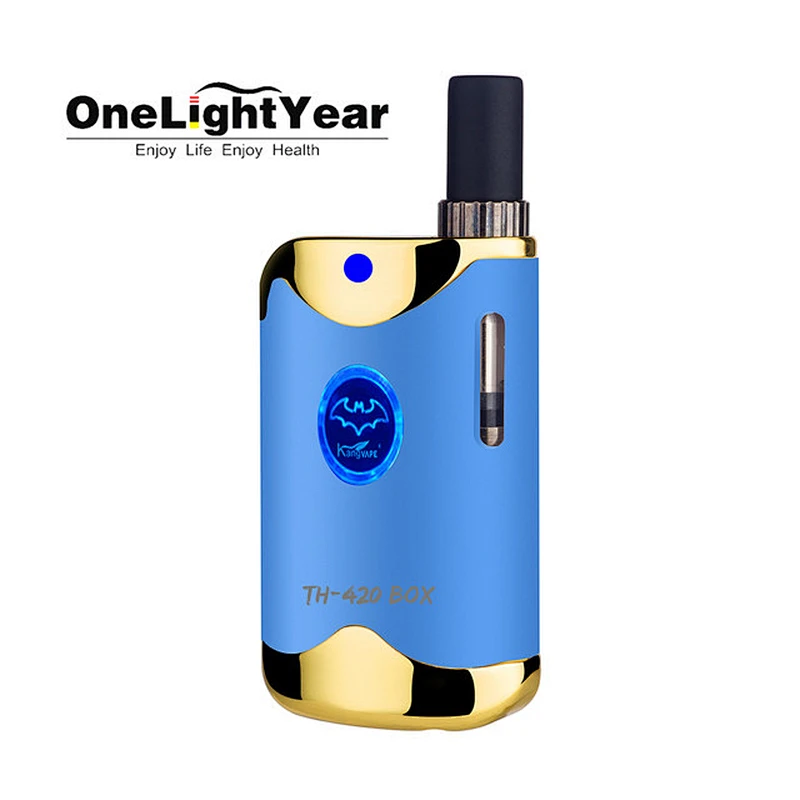 2020 wholesale top selling TH420 II with 510 thread 650mah adjustable voltage Battery CBD box mod from one light year