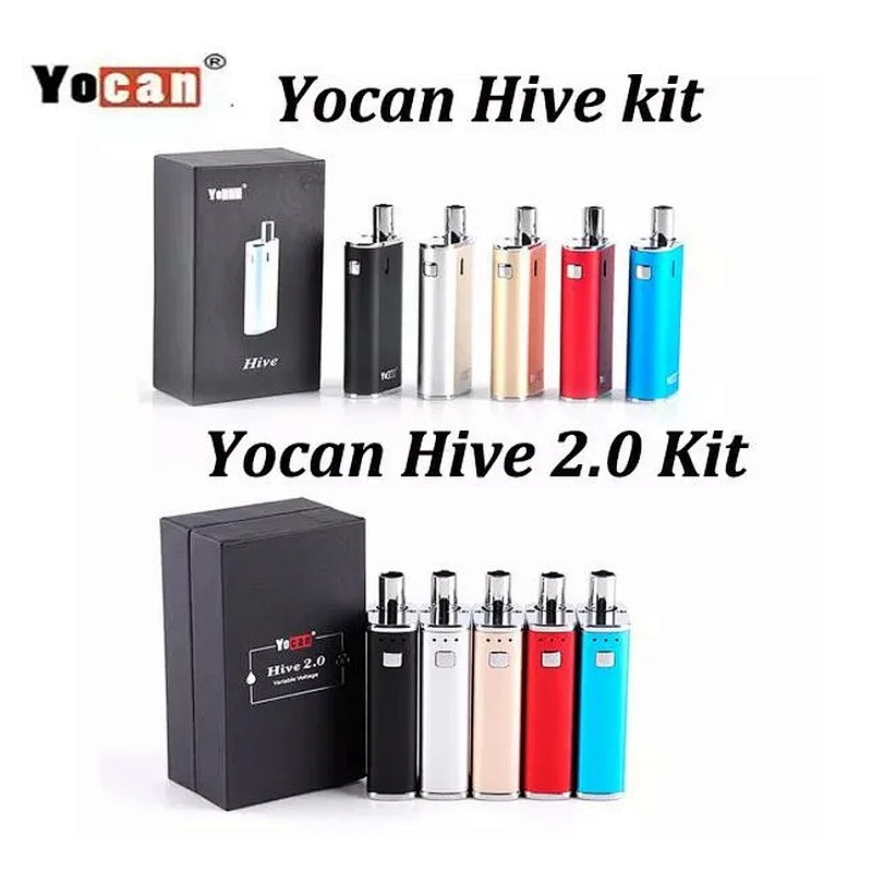 100% Original Yocan Hive 2.0/evole 2.0 wholesale voltage adjustable for cbd and wax 2 in 1 vaporizer kit from onelightyear