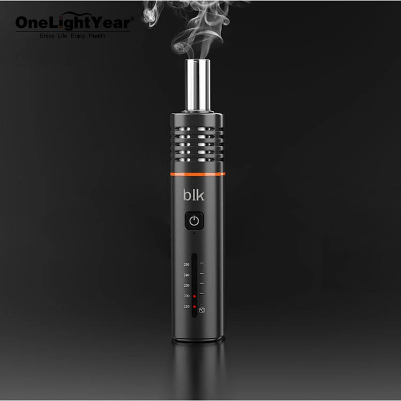 DHL shipping dry herb vaporizer BLK Elfin/BLK Kiss/BLK Rotary dry herb pen start kit come from one light year