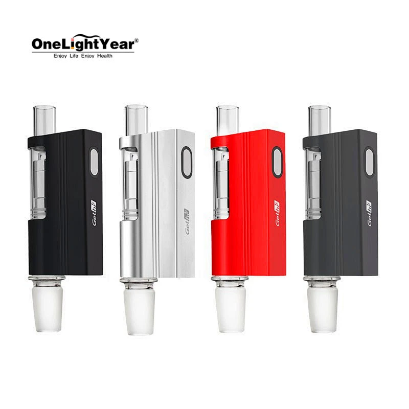 Wax vaporizer start kit Airistech Gethi Aqua concentrate pen with Quartz coil heating technology from one light year