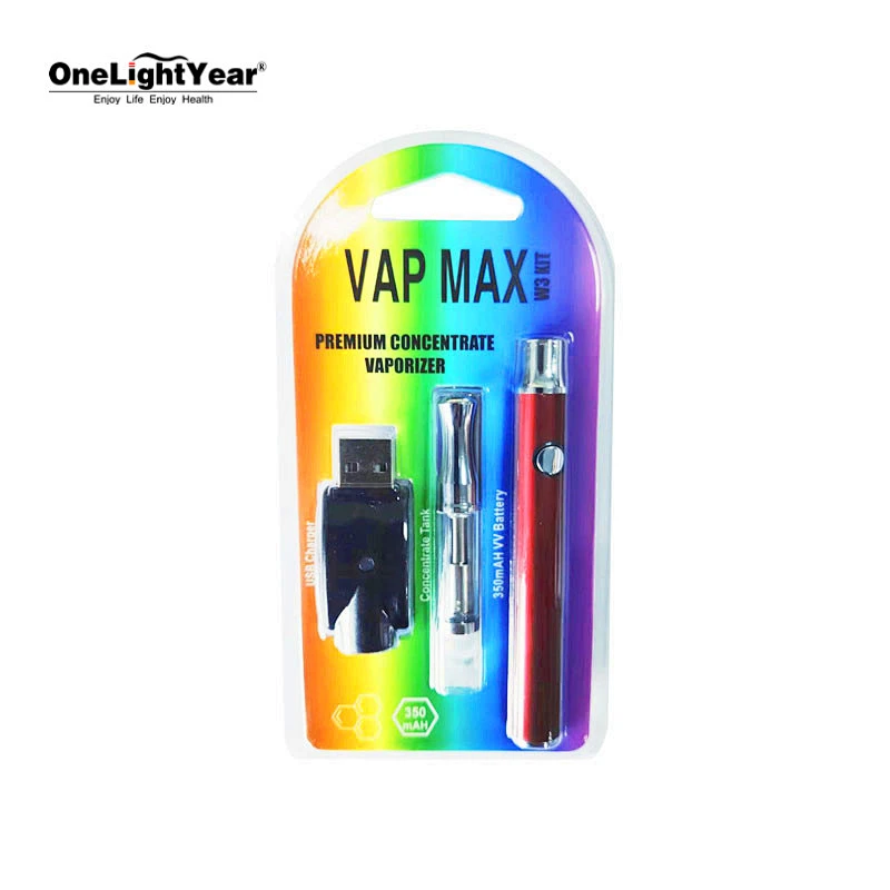 good quality 510 threaded CBD battery vape pen Vap Max W3 kit wholesale