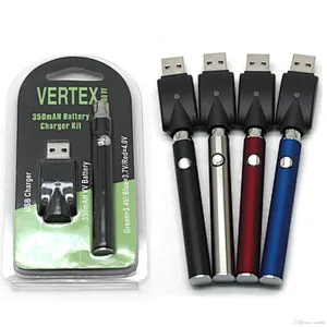 Top!!! 510 thread cbd vape battery vertex 350mAh high quality cbd mod for 510 cbd tank