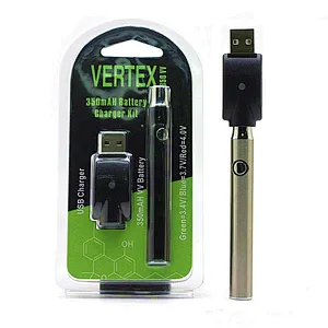 Top!!! 510 thread cbd vape battery vertex 350mAh high quality cbd mod for 510 cbd tank