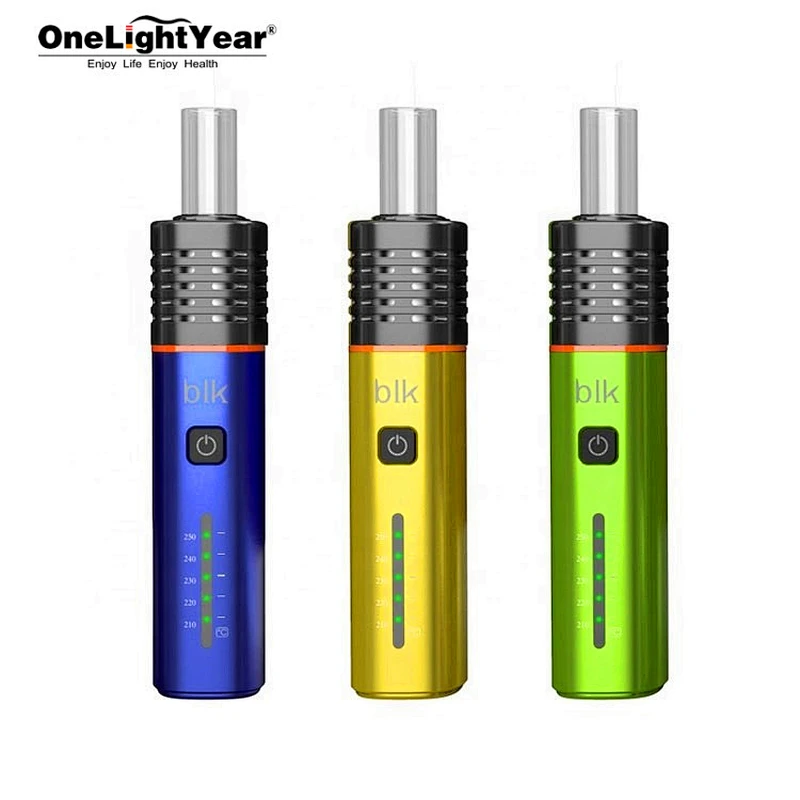 newst BLK ELFIN dry herb Vaporizer whth 1800mAh Battery vape pen kit from onelightyear Jesse