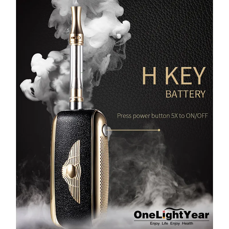 Facytory direct price 510 battery vape 650mAh cbd cartridge battery H Key vape mod battery