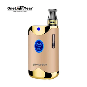 Rechargeable CBD vaporizer TH-420 II variable voltage 650mAh cbd box mod kit TH710 Mini K box