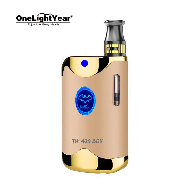 Rechargeable CBD vaporizer TH-420 II variable voltage 650mAh cbd box mod kit TH710 Mini K box