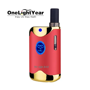 2020 wholesale top selling TH420 II with 510 thread 650mah adjustable voltage Battery CBD box mod from one light year