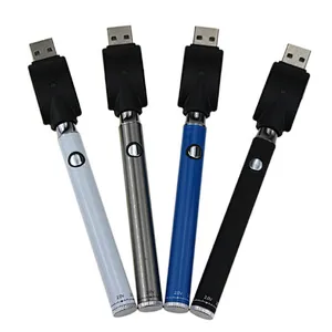 High quality CBD Vertex Twist battery vape pen 510 Thread 350mah Bottom twist adjust voltage