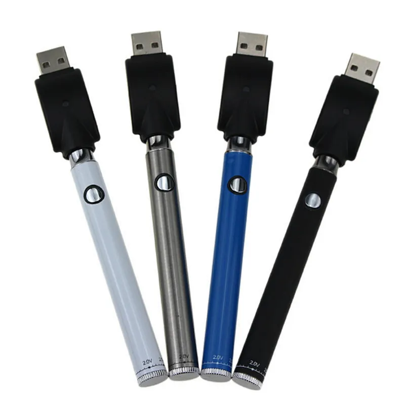 High quality CBD Vertex Twist battery vape pen 510 Thread 350mah Bottom twist adjust voltage