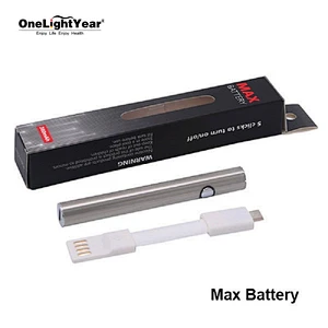 2020 Trend selling Max CBD battery with 510 thread 380mAh variable voltage preheating battery for CBD vape cartridge
