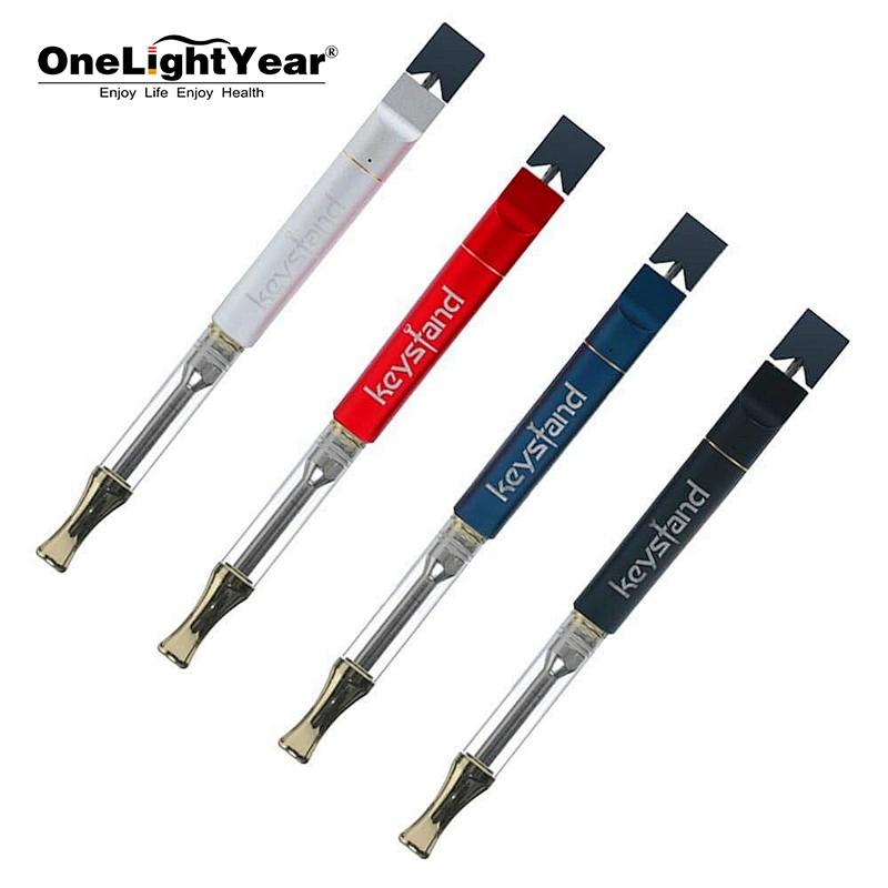 2020 one light year wholesale The latest CBD vape pen battery for 510 thread CBD cartridge and pod 2 in 1 vaporizer battery star