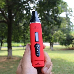 The popular Ceramic Heating Chamber OLED screen dry herb vaporizer Airis Herbva Viva with 2200mAh battery from jason