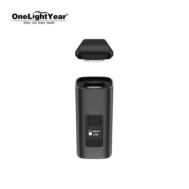 Wholesale price dry herb OLED display Yocan Vane/HIT with 1100mah dry herb vape pen from one light year