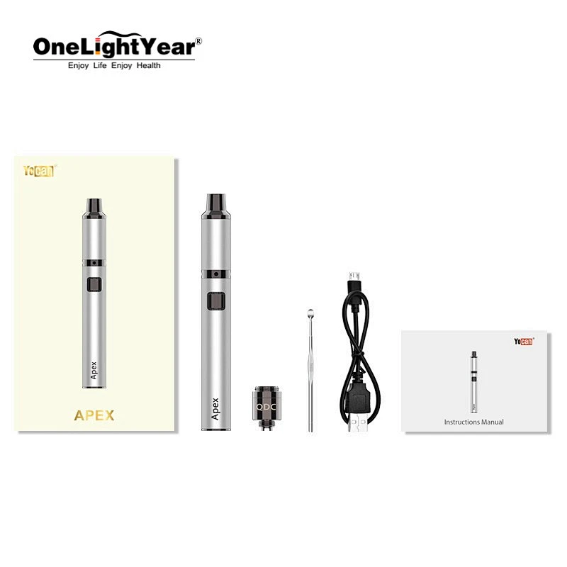 The latest wax vape pen yocan Apex armor regen lit x concentrate vaporizer Quartz Dual Coil vape pen from jason
