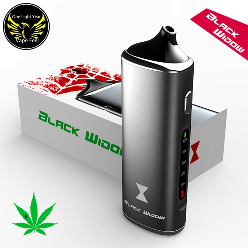 Authentic black widow vape wax dry herb vaporizer 3 in 1 from One light year company
