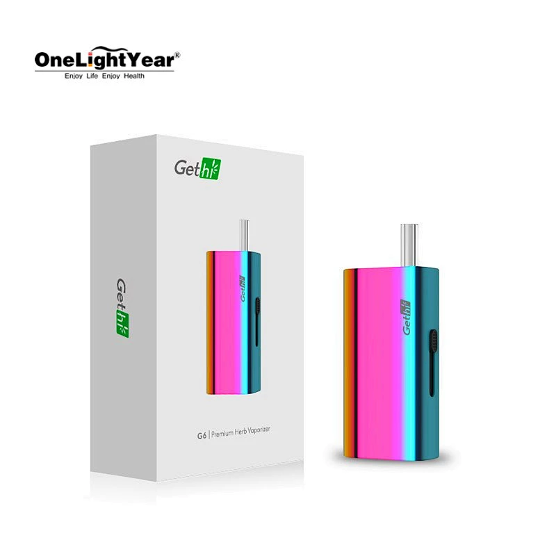 Dry herb vaporizer kit Airistech Gethi G6 1800mAh mini dry herb vape pen with colorful design