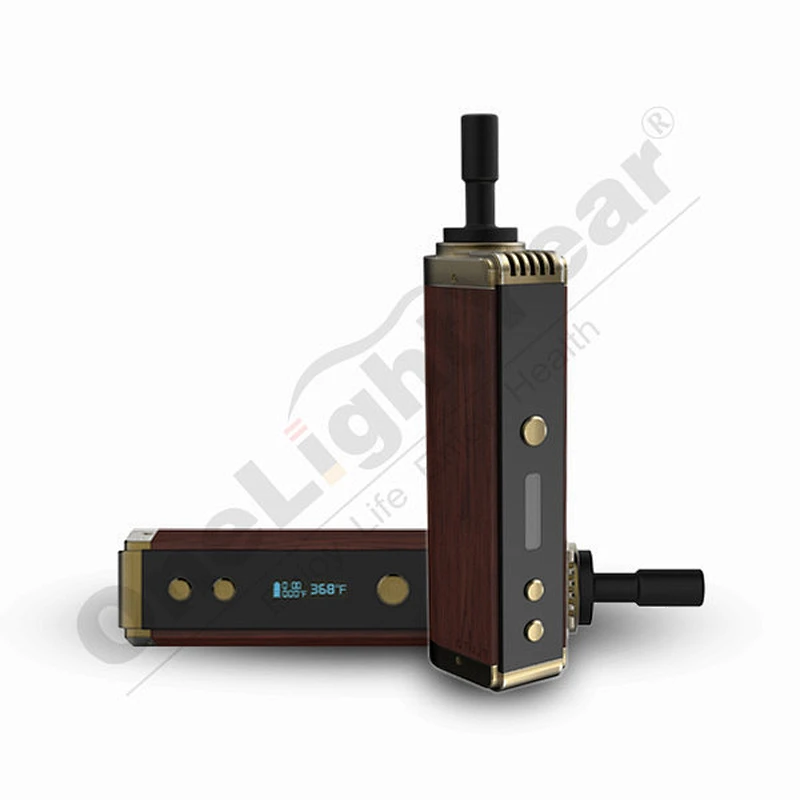 Factory price wholesale Pluto P8 wooden Dry herb/Wax vaporizer 2200mah vape pen