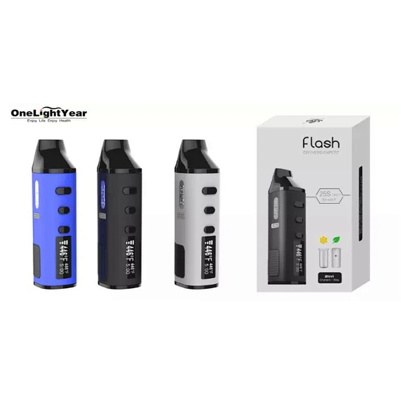 Factory wholesale electronic cigarette flash vaporizer pen classic dry herb best-selling from onlightyear