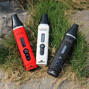 The popular Ceramic Heating Chamber OLED screen dry herb vaporizer Airis Herbva Viva with 2200mAh battery from jason