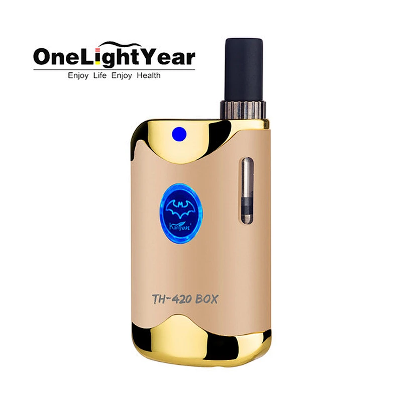 2020 wholesale top selling TH420 II with 510 thread 650mah adjustable voltage Battery CBD box mod from one light year