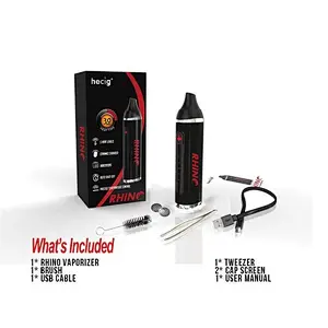 Wholesale stock high quality dry herb/Wax vaporizer 2 in 1 built-in 1600mah battery vape pen