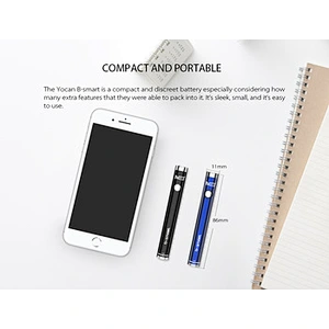 CBD twisted VV battery Yocan B Smart 510 battery variable voltage quality assurance