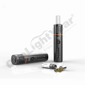 newst BLK ELFIN dry herb Vaporizer whth 1800mAh Battery vape pen kit from onelightyear Jesse
