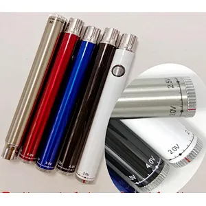 High quality CBD Vertex Twist battery vape pen 510 Thread 350mah Bottom twist adjust voltage