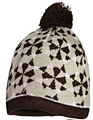 white knitted hat with pompom