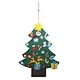 DIY Felt Christmas Tree with Ornaments For Kids Wall Hanging Decorations Xmas Gift new year decoration