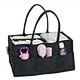 Felt Cloth Storage Bag Foldable Baby Large Size Diaper Caddy Changing Table Organiser Toy Storage Basket Car Organizer
