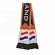 100% Acrylic knit Scarf With Fringe For Football