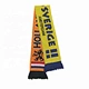 100% Acrylic Knit Football Team Scarf