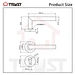 door mortise cylinder lock