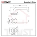 door mortise cylinder lock