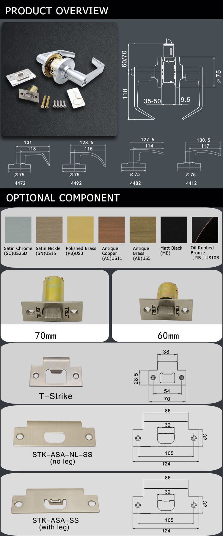 Commercial Door lock