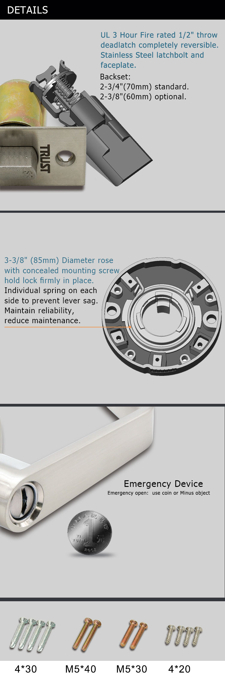 Commercial Door lock