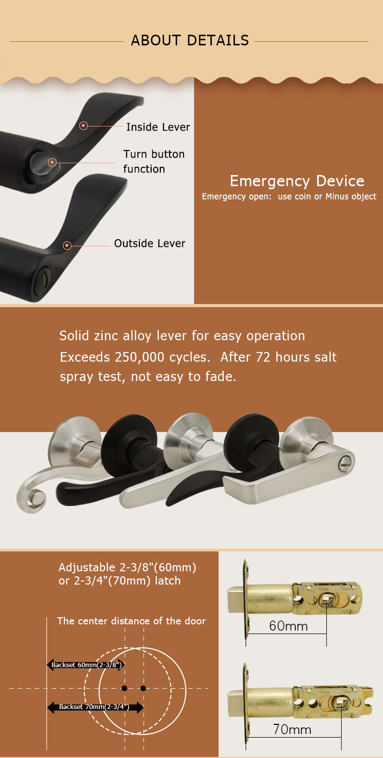Tubular Lever Lock