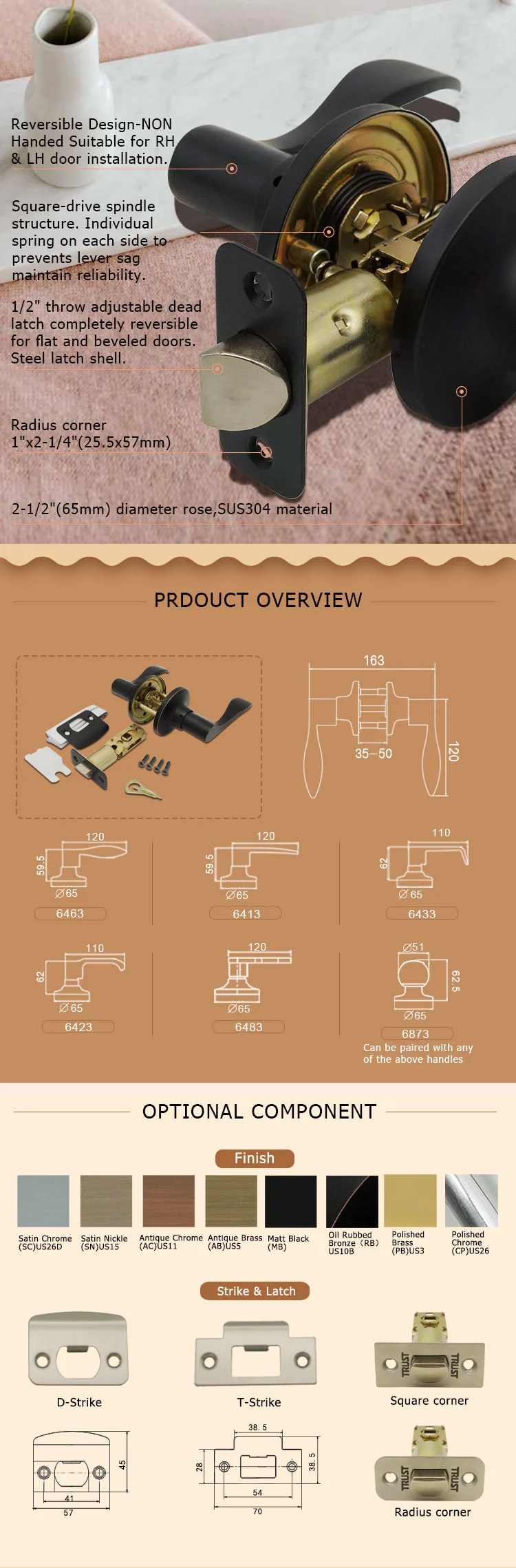 lever handle lock