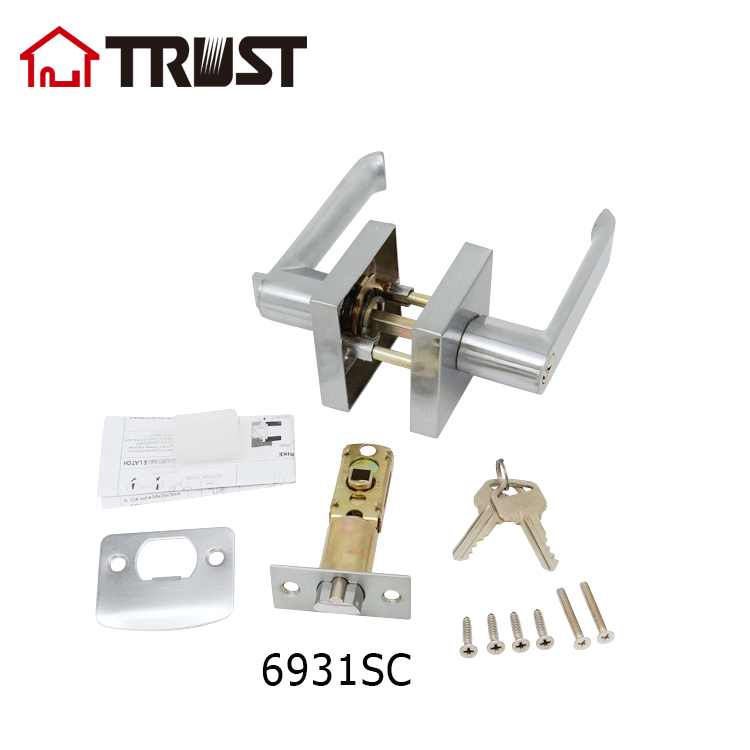 TRUST 6931-SC Heavy duty Tubular Lever door Lock