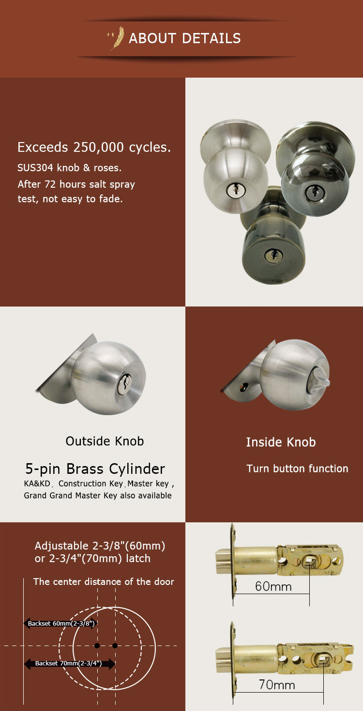 Tubular Knob Lock